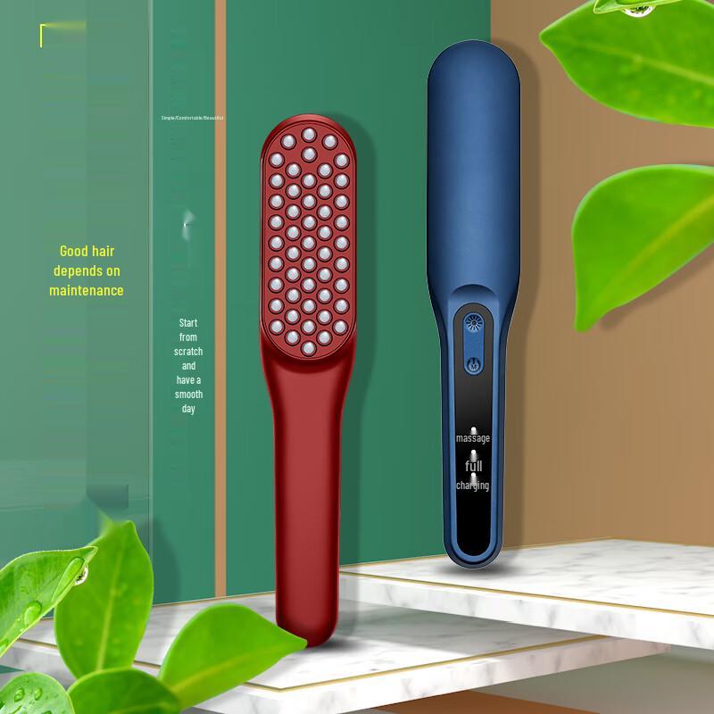 Color Light Electric Massage Comb CN Plug (adapter Included)