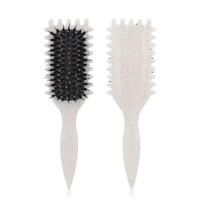 Wheat Straw Curly Styling Comb - Bouncing & Defining Brush, In Stock