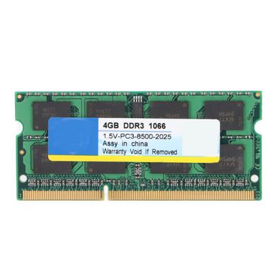 Memoria per computer portatile DDR3 RAM 4 GB 1066 MHz PC3-8500 204 PIN 1,5 V completamente compatibile con PC