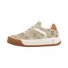 Tilted Low Top Skateboard Shoes Unisex Beige 1AK81F