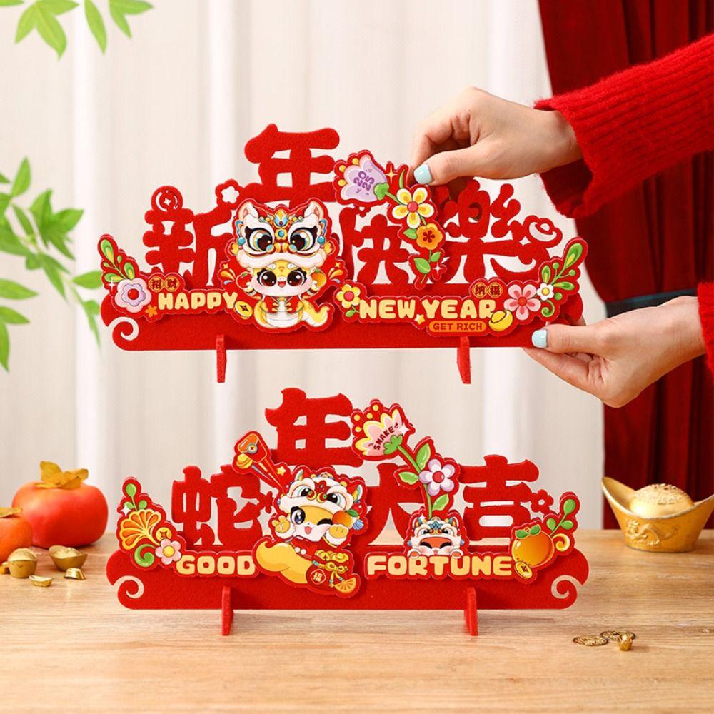 Traditional Chinese Snake Year Desktop Ornament Spring Festival Supplies  Wedding Celebration