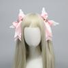 Cute Lolita Plush Headgear Hard Girl Cool Punk Style Handmade Bow Hairpin Sweet Love Hair Accessories