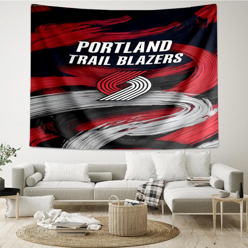 Portland Blazers Artwork Quick-Dry Tapestry Hanging for Bedroom,Livingroom, Playroom,Decor Art Room Wall Tapestry Holiday and Birthday Gifts