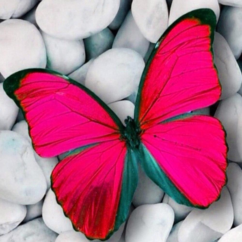 Diy 5D Diamond Painting Butterfly Flower Diamond Embroidery Cross Stitch Kit Mosaic Picture Home Decoration New Year Gift