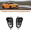 1Pair Front Headlights LED Modules 19623501 19623502 For Renault Megane Captur 2013-2019 Daytime Running Lights Source