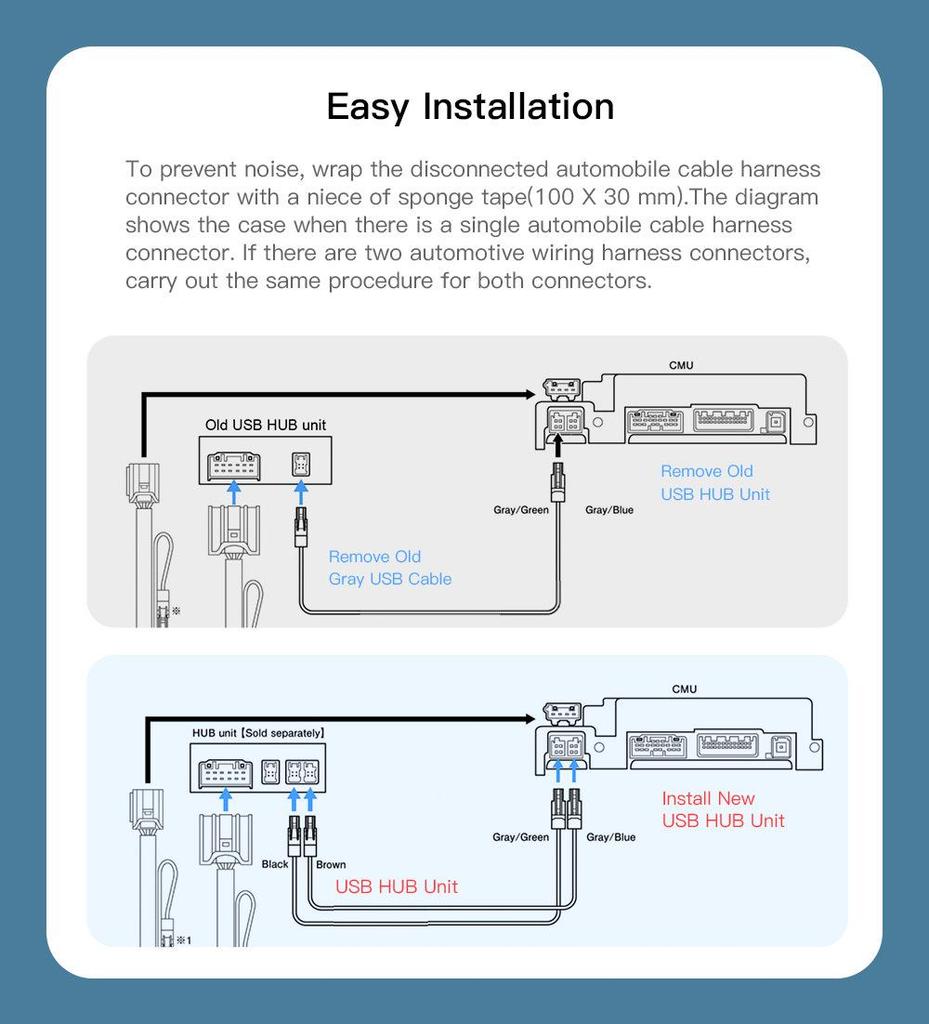 „Kit de module USB Auto Android Mazda Carplay TK78-66-9U0C”
