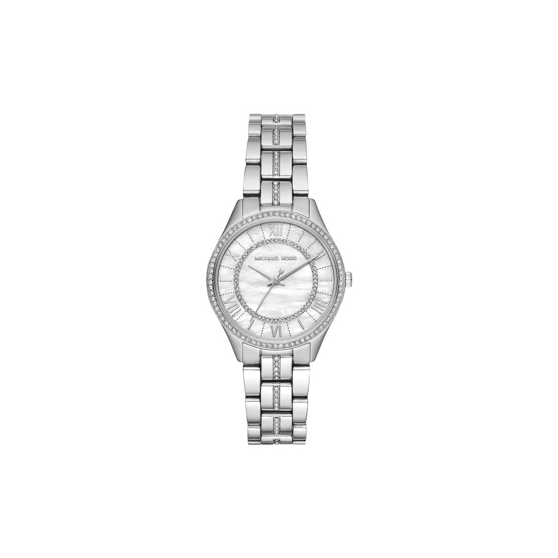 MICHAEL KORS LAURYN Collection Cole Wrist Watch Quartz Movement Silver Dial Women s Watch MK3900 Single Watch MK3900 Silver Strap MK3900