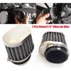 2Pcs Motorcycle Air Filter Universal 55MM Engine Filter For Motocross Carburetor