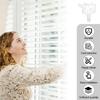 AT19-Vertical Blinds Replacement Parts 2Pcs, Vertical Blind Wand Control White Plastic Repair Accessories Replacement