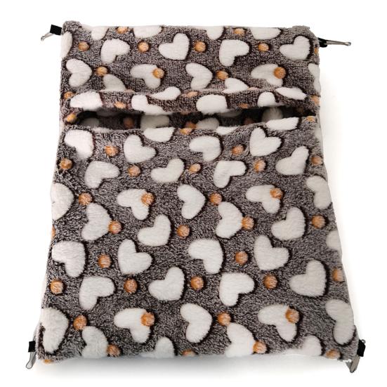 Hamster Warmer Umschlag Hängematte Weiches Plüsch Schlafbett Haustiernest Zubehör