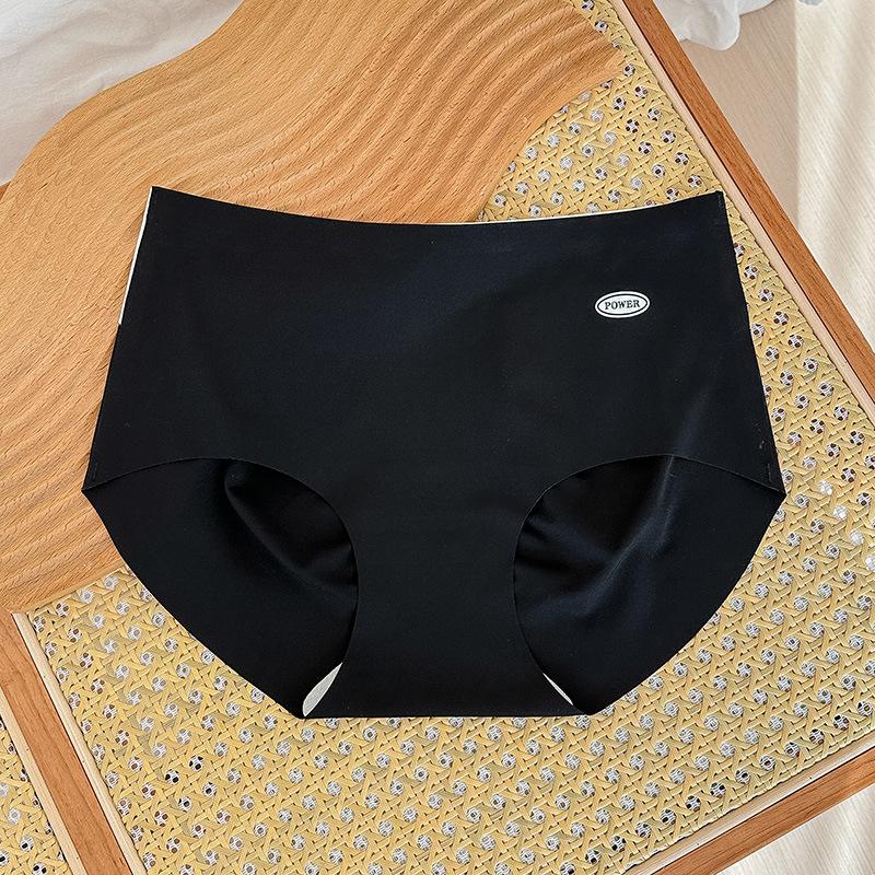 

Тонкое нижнее белье, женские удобные дышащие трусы без следов для девочек, антибактериальные трусы со средней талией одного цвета One Size