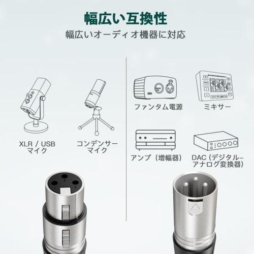 FIFINE XLR Cable, 3m Extension Cord, Compatible with XLR Microphones, Audio Amplifiers, Audio Interfaces, and Mixers, Canon Cable, Streaming Equipment