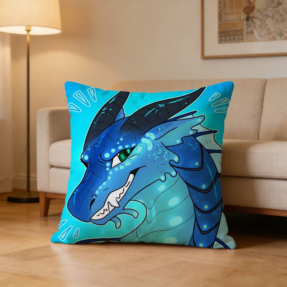 WWings of FFire Dragon Pillow Case Pattern Printed Pillowcase For Living Room Sofa Cushion Cover