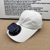 Baseballkappe mit UV-Schutz-Sonnenschirmkrempe Eingebauter leiser Lüfter 3 Geschwindigkeiten Solare Doppelstromversorgung USB-Laden Schnell trocknende Sonnenkappe