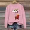 Women's Fashion Daily Versatile Casual Sweatshirts Long Sleeve Round Neck Top Sweatshirts