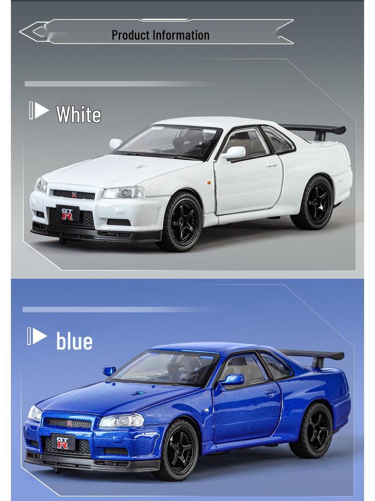 Golden Cube 1/32 Nissan GTR Skyline Alloy Model Car Ornament Toy