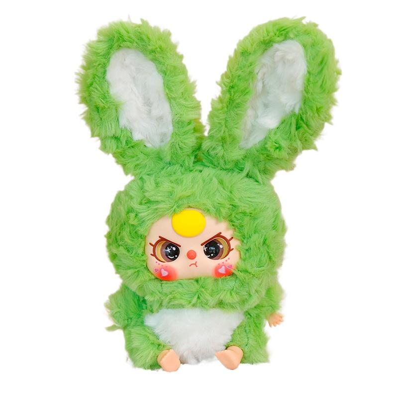 

Bunny Series Blind Boxes Stuffed Keychain, Kawaii Mystery Collectible Toys Cute Soft Animals Charm Plush Doll Birthday Gifts 25cm