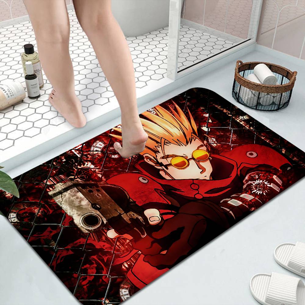 Anime Trigun Stampede Floor Mat Retro Multiple Choice Living Room Kitchen Rug Non-Slip Modern Home Decor