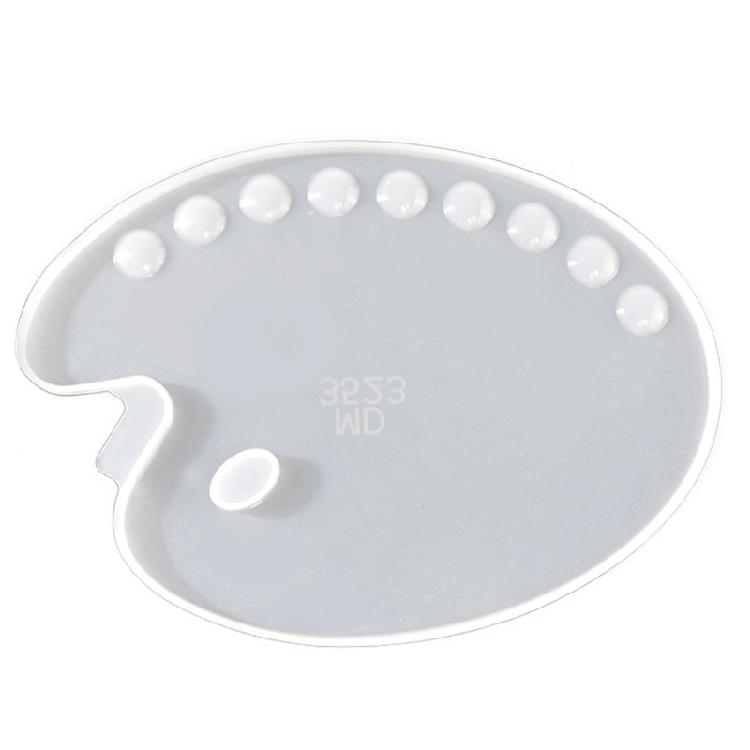

DIY Crystal Epoxy Abrasive Irregular Oval Shape Big Tag Pendant Silicone Mold 1