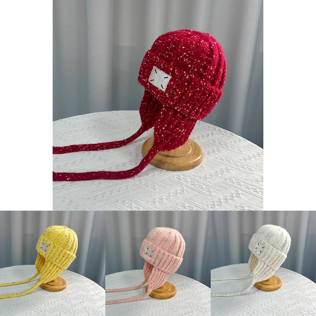 Knitted Winter Beanie Hat For Women With Ear Protection Stylish Casual For Autumn And Winter