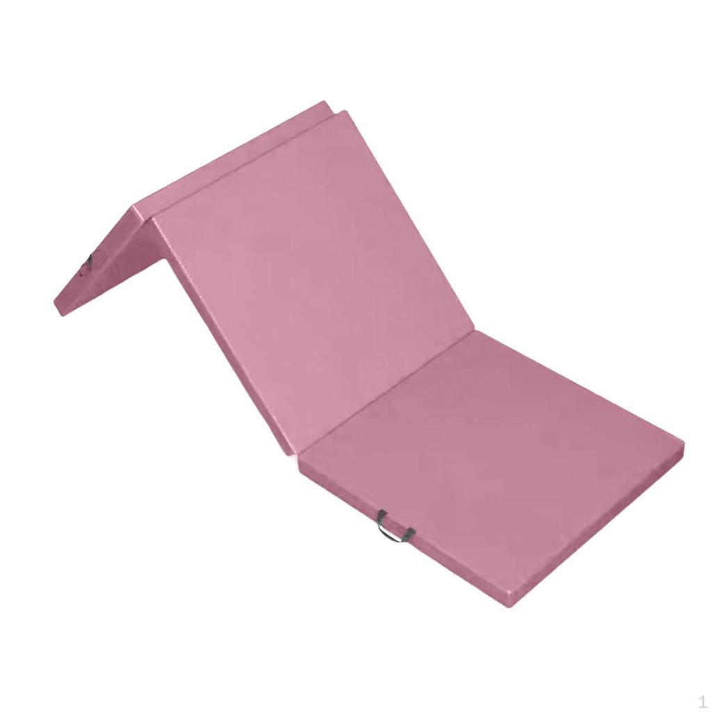 Folding Exercise Mat Foldable Yoga Easy to Store 6' Gym Gymnastics for Pilates Outdoor