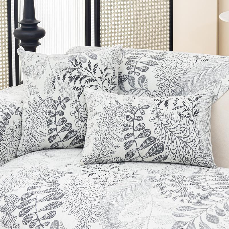 Qingdai Chenier Sofa Cushion Is Universal In All Seasons, Light Luxury, High-End Seat Cushion, Non-Slip Straight Row Sofa Cover Cross-Border