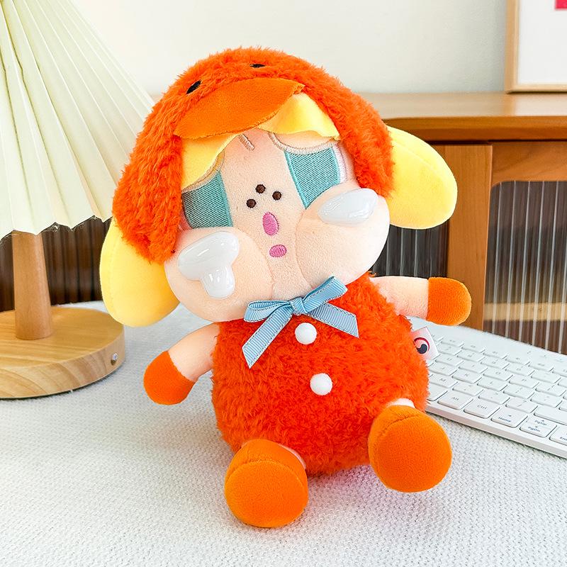Cross-border Cartoon Crying Plush Doll: Cute Style Keychain Bag Pendant Gift