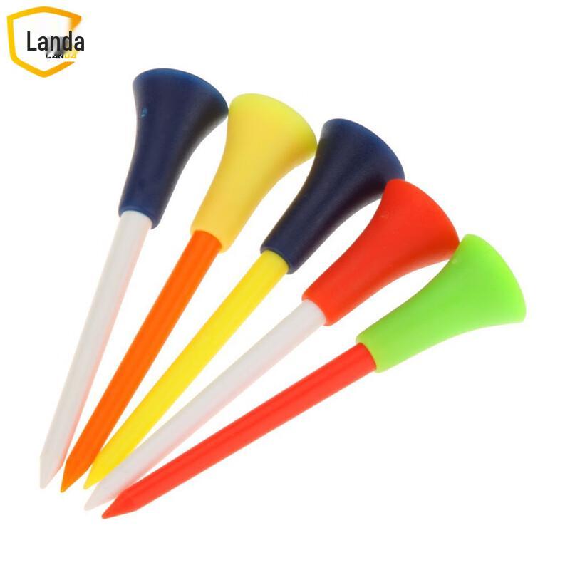 Lan Da Golf Rubber Sleeve Plastic Tees