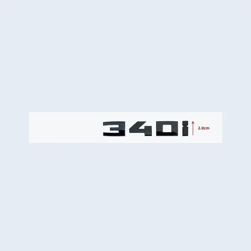 New Glossy Black 3D Letters Numbers M340i M240i M235i M140i M135i Emblem for BMW F30 F31 F35 F40 F46 G42 G20 Car Trunk Sticker