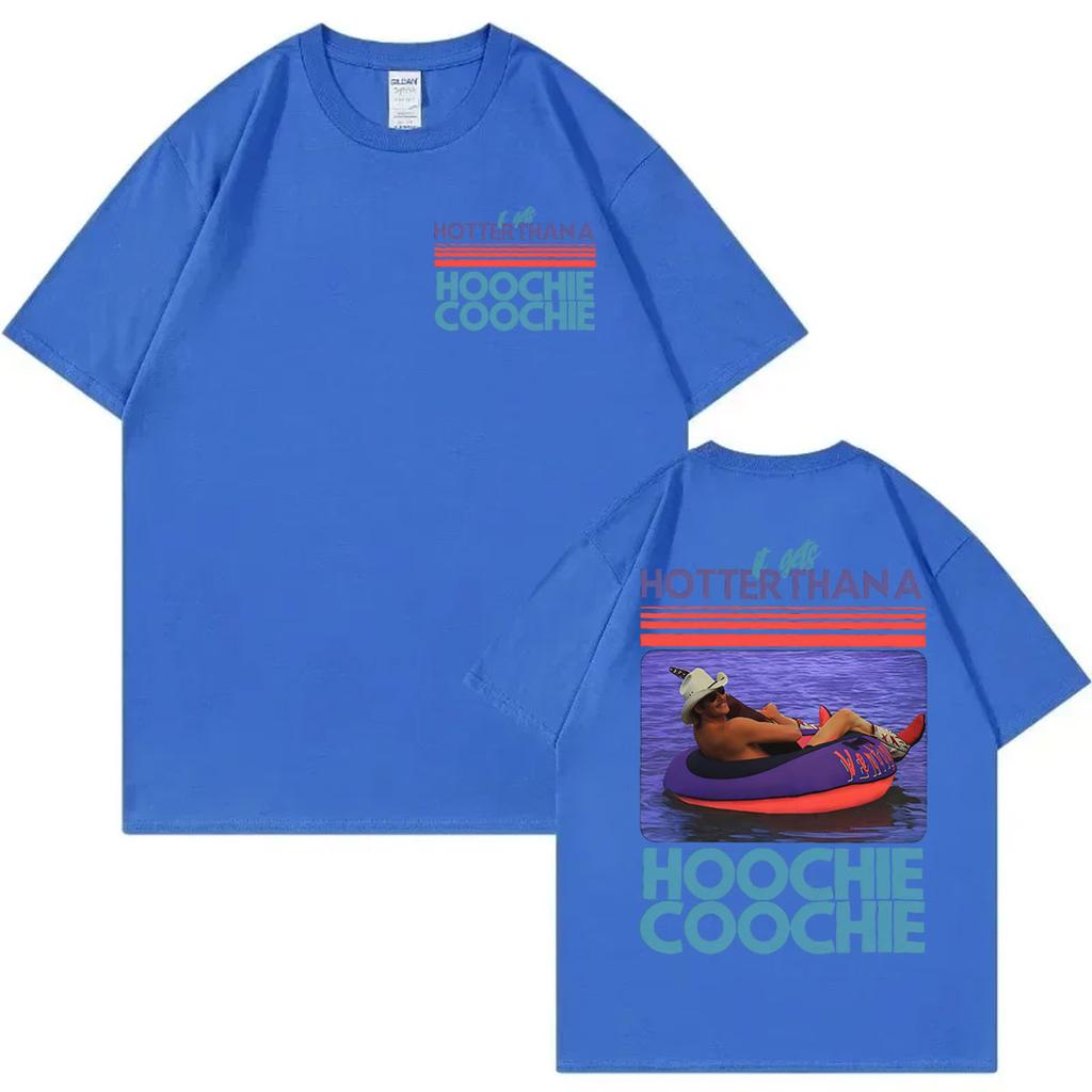 Hetare Än En Hoochie Coochie Meme T-shirt Unisex Sommar Avslappnad Bomulls T-shirts High Street Mode Trend Kortärmad T-shirt