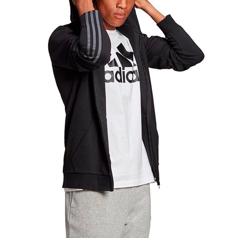 Adidas Jackets Men's Black Hooded Moderate Other GP8603
