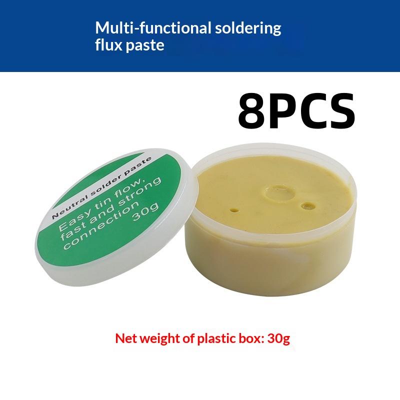2/4/8Pcs Lead-Free Soldering Iron Suitable For Iron Plates Stainless Steel Plates Nickel Copper Sheets Flux Paste Rosin Flux Set