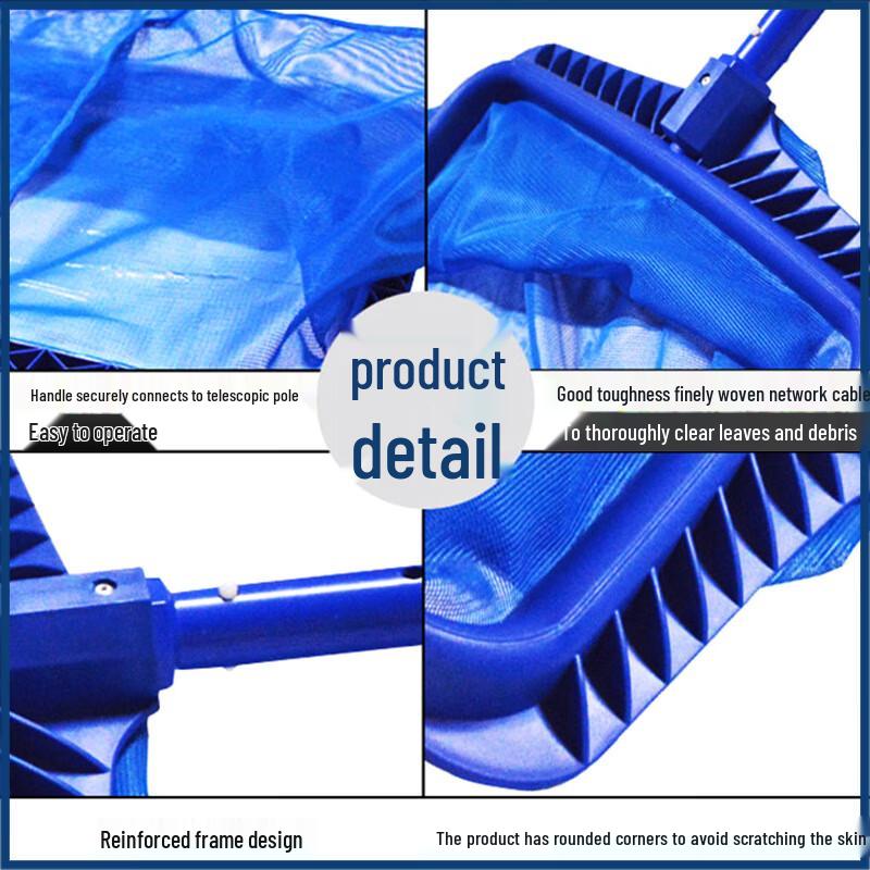 Pool Skimmer Net with Telescopic Pole
