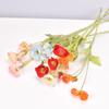 3 Heads Mini Poppies Artificial Flower Silk Artificial Flower Home Party Wedding Decoration Photography Decorative Artificial Flowers