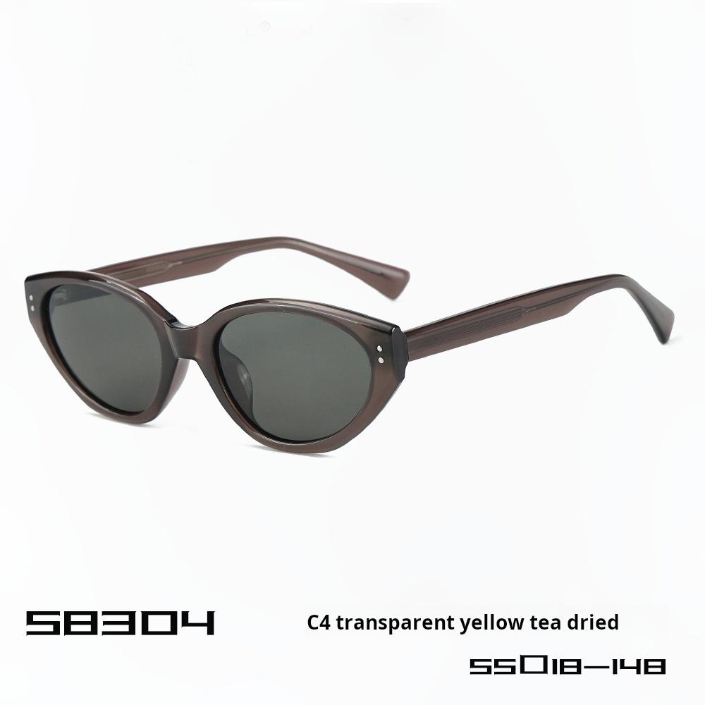 

MOMOJA Новые женские солнцезащитные очки «кошачий глаз», модные трендовые поляризованные очки для активного отдыха TR90, удобные очки по рецепту 2153