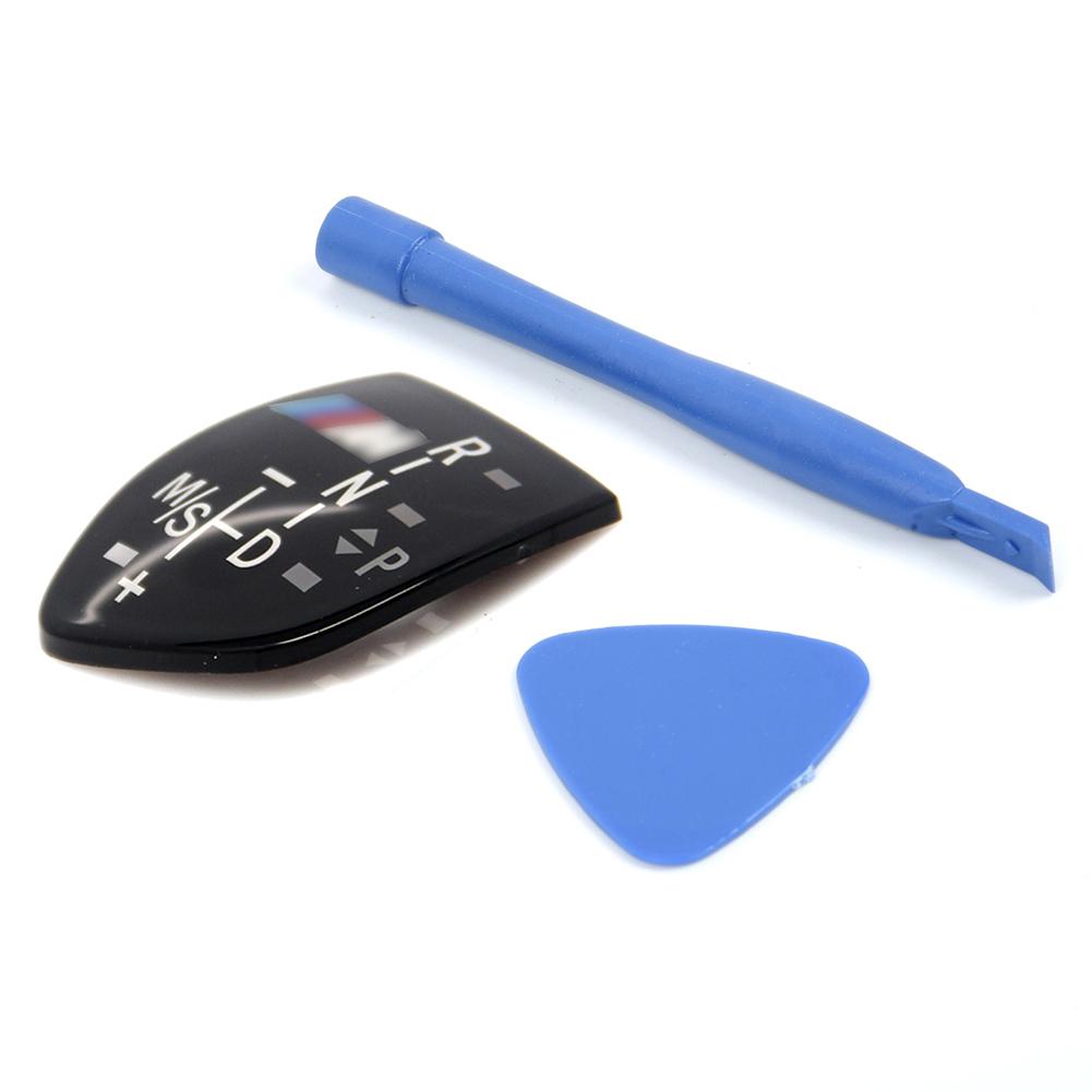 Car Shift Knob Panel Gear Button Cover Emblem M Performance Sticker For BMW X1 X3 X5 X6 M3 M5 F01 F10 F30 F35 F15 F16