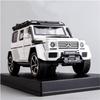 Model de mașină Benz G550 la scară 1/32 de jucărie, mașină de jucărie cu tragere înapoi cu sunet și lumină pentru copii mici, băieți, fete, colecție de cadouri