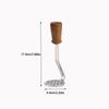 WORTHBUY Stainless Steel Potato Masher Anti Slip Plastic Handle Potato Press Manual Food Masher Chopper Kitchen Accessories