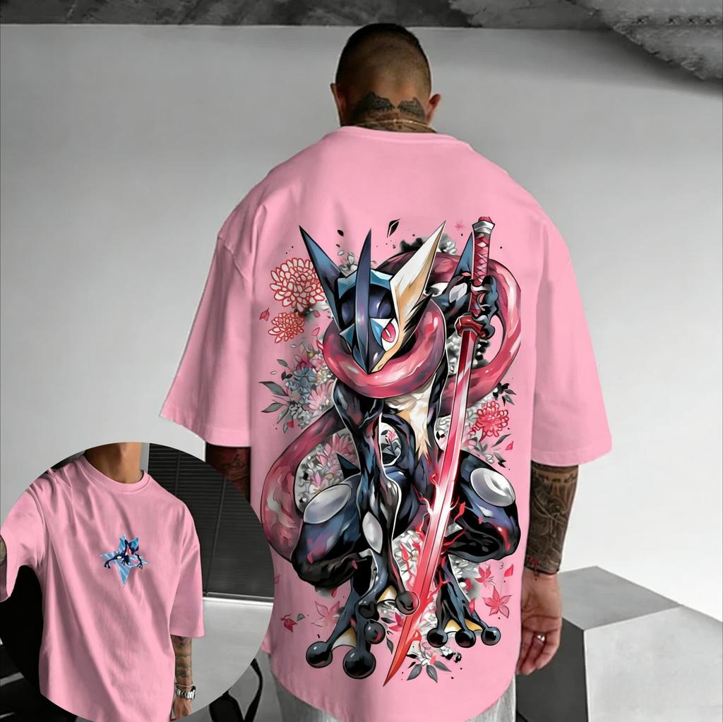 Abbigliamento Periferico Anime Pokémon Maglietta Classica a Fumetti Manica Corta Girocollo Estate 2026 Uomo Donna Coppie Abbigliamento Sportivo