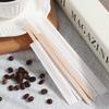 100Pcs Individually Wrapped Wood Blenders Eco-Friendly Stir Sticks Coffee Stirrers  Hot Chocolate