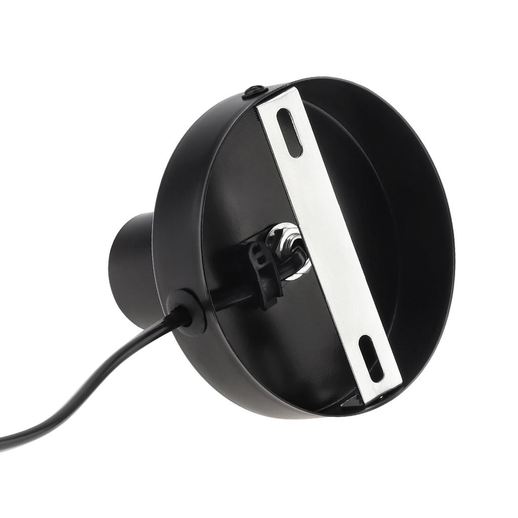 Polished Metal Desktop Lamp Base E26 E27 Bulb Holder Heavy Duty On Off Switch Replacement Secure Fit
