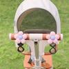 Baby Stroller Hook Sweet Flower Children Cart Umbrella Hanging Bag Storage Loop Hook Infant Supplies Storage Accessories