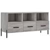 TV Cabinet Gray Sonoma 102 x 36 x 50 cm Particleboard