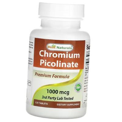 Chrompicolinat, Chromium Picolinate 1000, Best Naturals 120 Tabletten (36686001)