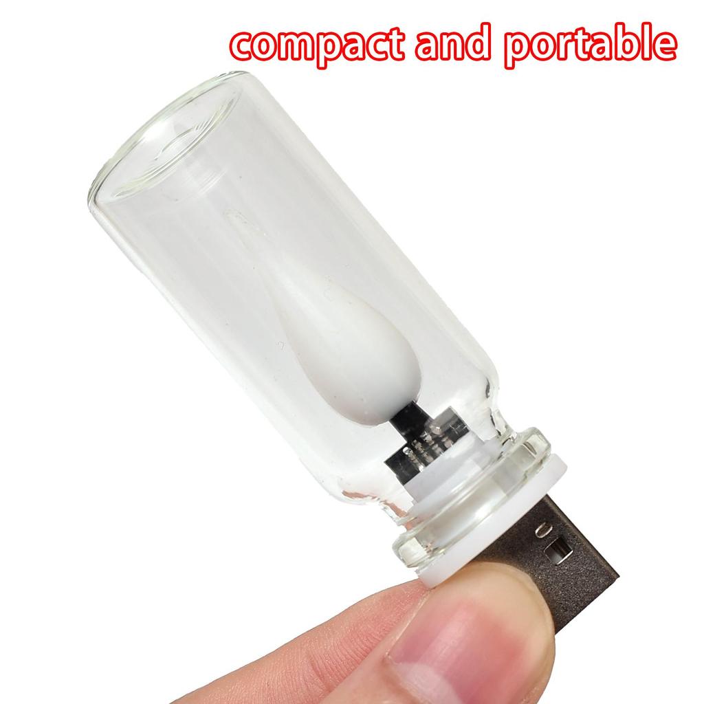 Candle Light with Color-Changing USB Car Simulated Ambient Lighting Durable Energy-Efficient Eco-Friendly Sturdy Wear-Resistant