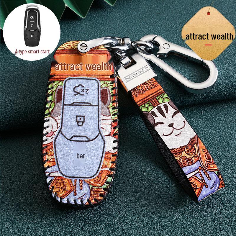 Ford Key Cover for Fiesta, Focus, Kuga, Ecosport, Edge, Mondeo