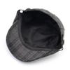 Mode Boina Hüte Für Männer Vintage Newsboy Caps Künstlerische Plaid Baskenmütze Mütze Frauen Einstellbar Flache Hüte Frühling Herbst Boina
