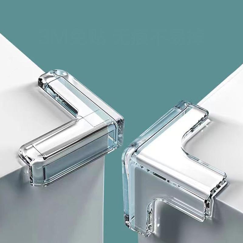 10PCS Clear Anti-collision Coffee Table Furniture Corner Protectors Soft Corner Sheathing Living Room Decor