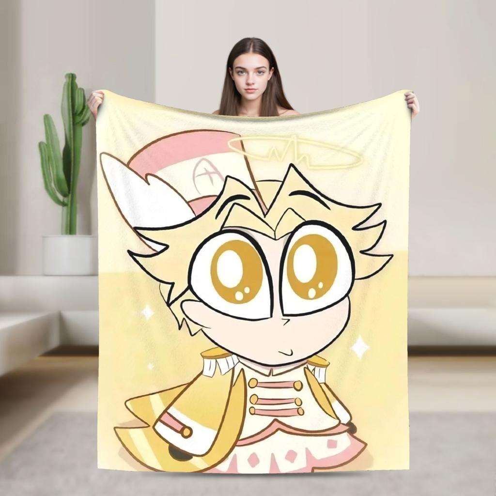 Vincent Hazbins Hotels Anime Blankets Fleece Spring Autumn Breathable Warm Throw Blanket for Sofa Bedroom Bedspread