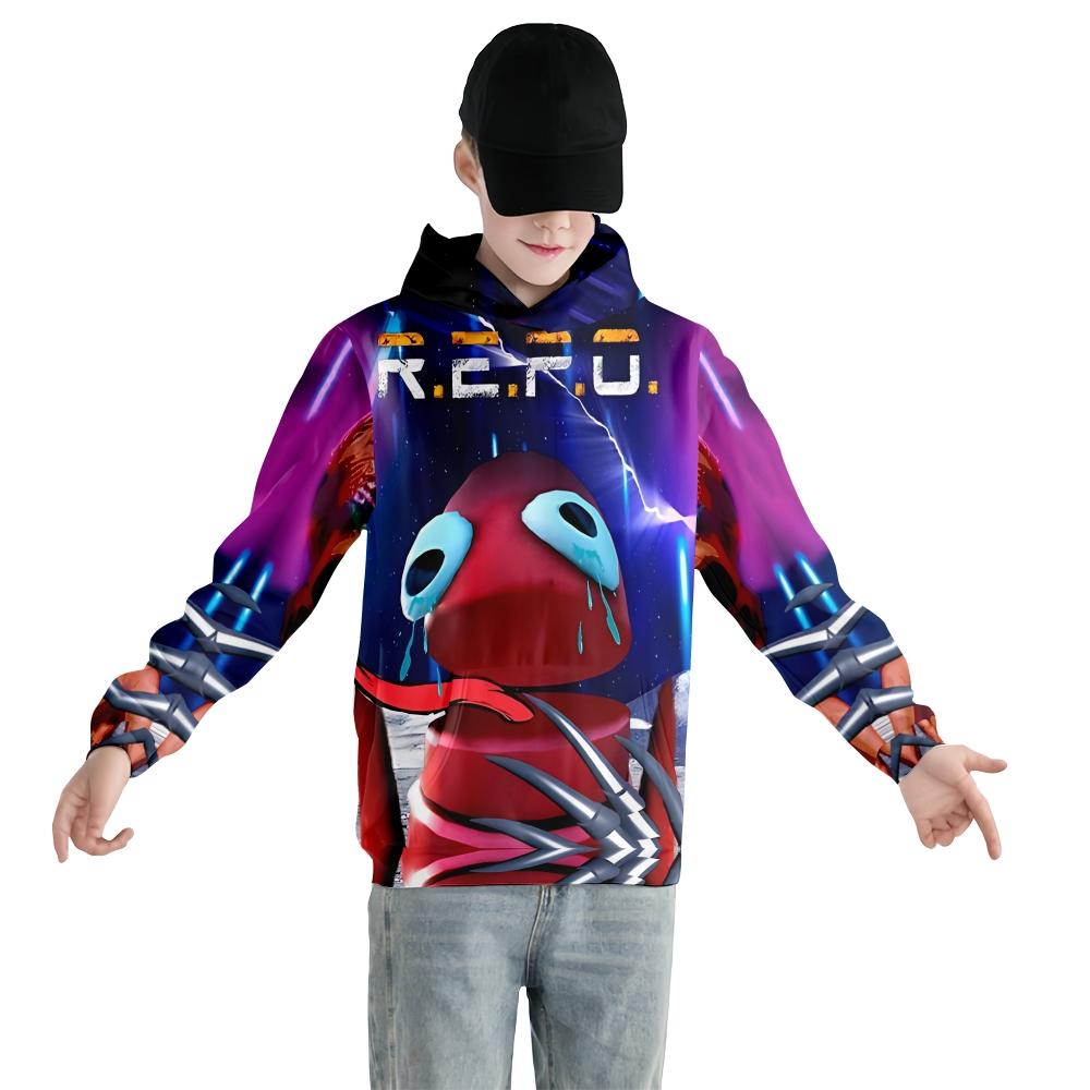 HOT Fashion Game REPO Hoodies Autumn Long Sleeve Unisex Harajuku Pullovers Streetwear Funny Clothes Sweatshirt